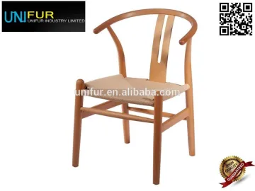 Replica wood modern dining chairs with backrest