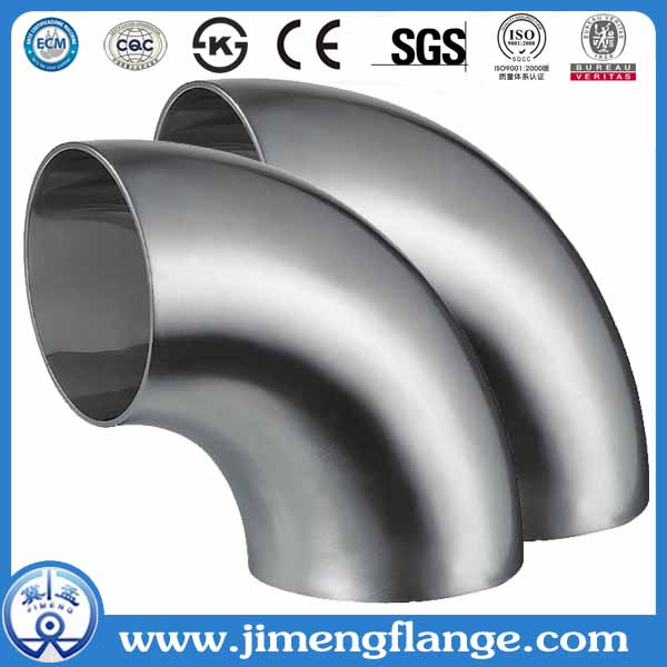 ASME Long Radius Thép không rỉ Phẳng elbow