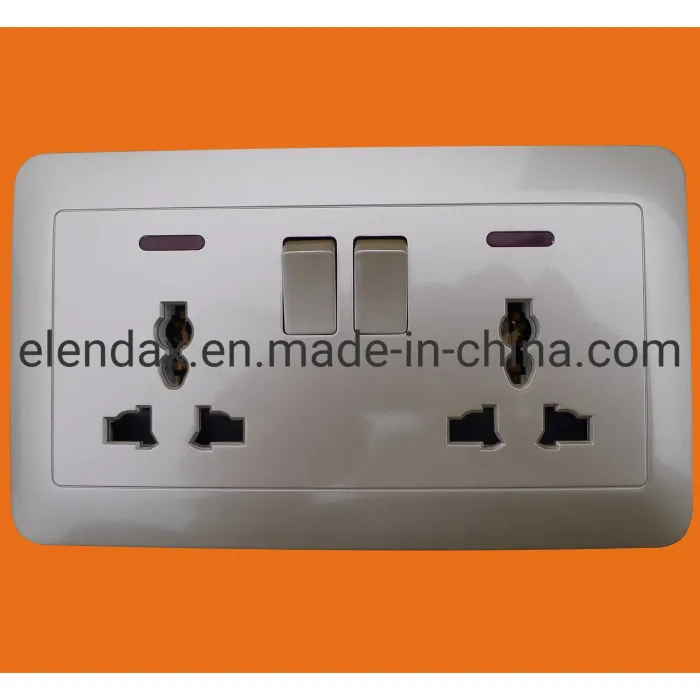 Sakelar 2 Gang 2 Arah Gaya Inggris 10Ax B6102