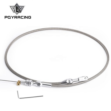 36Inch Throttle Gas Cable Kit Stainless Steel Braided for 97-07 Chevrolet/ Chevy LS1 Engine 4.8L 5.3L 5.7L 6.0L