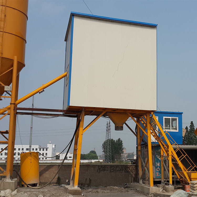 Small concrete plants mixing station process flow cost