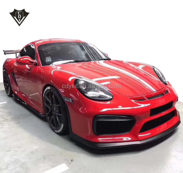 Cayman 987 Kit Badan Kereta: Naik taraf ke Kit Badan GT4 untuk 987.1/987.2