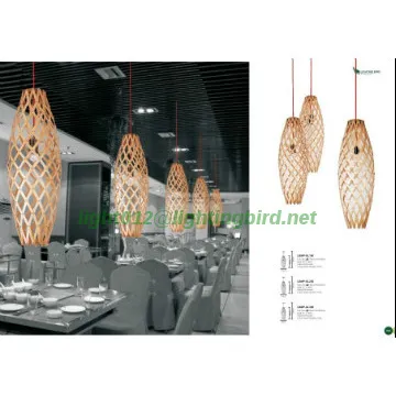 vase shape lightings supplier/wooden pendant lightings