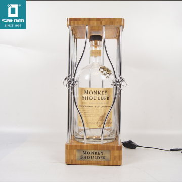 Spezialform Acrylmetall -Holzflasche Moderator