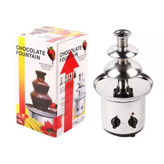 Professional 3-Layer Detachable Chocolate Fountain Machine - Commercial Quality for Elegant Dessert Presentation