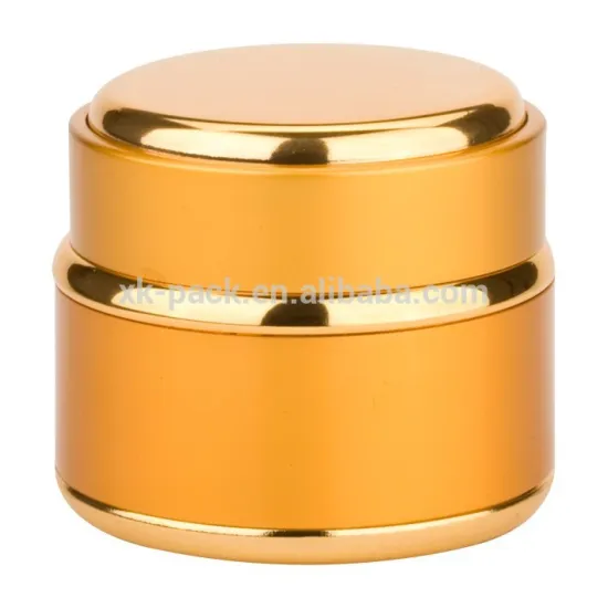 aluminum cosmetic eye cream jar