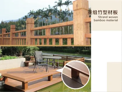 strand woven bamboo construction materials