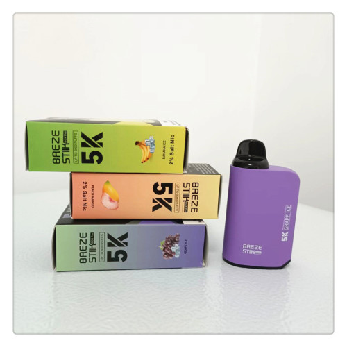 Box Breze Stiik 5000 퍼프 일회용 키트 vape