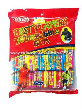 Bestway Best player tattoo bubble gum
