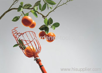 Metal Garden Fruit Picker With Dip Surface Treatment 