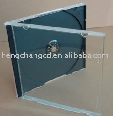 10mm jewel cd case with black tray