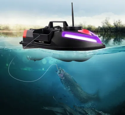NEW HOT 2024 Fishing RC Bait Boat 5200mAh 3 Hoppers Saltwater GPS Carp Bait Boat