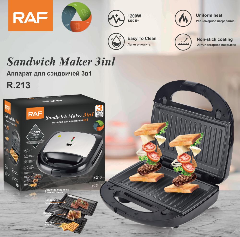 3 in 1 multifunctional sandwich maker