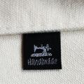 handmade label bag Embroidery custom marking fading