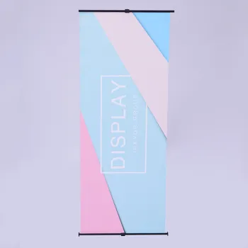 Portable Advertising L Banner Stand