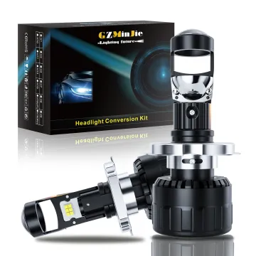 High Quality Mini LED Projector Lens Headlight Bulb H4 H7 12V 24V