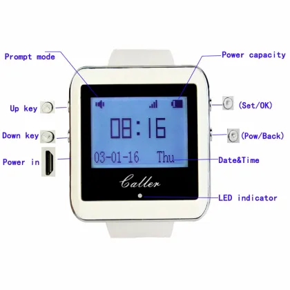 Retekess Call System Wireless Pagers Call Bell Emergency With SOS Button Transmitter For The Elderly F4466B
