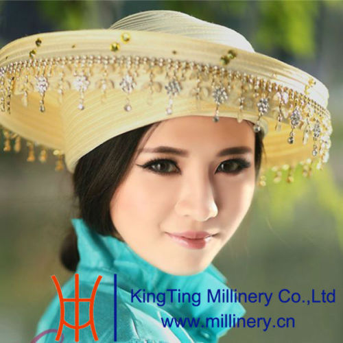 New Arrival Millinery Hat making Church hats