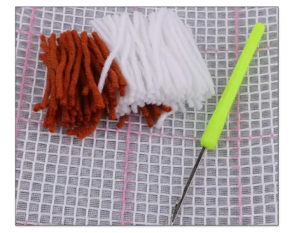 latch hook rug kits is a kind of do-it-yourself craft