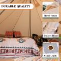 4/6 Person Canvas Bell Tent with Stove Jack