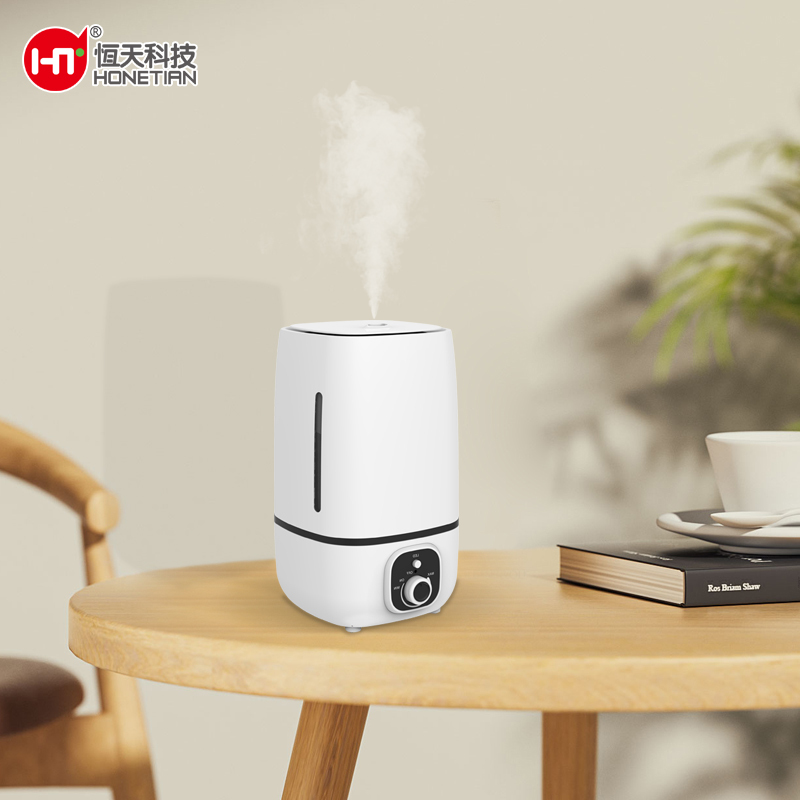 HONETIAN knob control night light 4.0L capacity small size large mist output custom colors indoor plastics cool mist humidifier