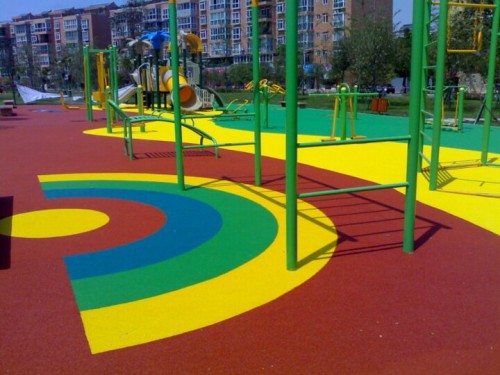 Granulés EPDM coloré pour Muiti-but Playground