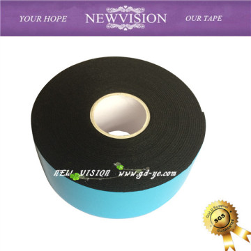 Blue film hot melt adhesive double sided tape ,sticky hot melt tape