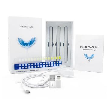 LED Lights Gel Pen Teeth Whitening Kit