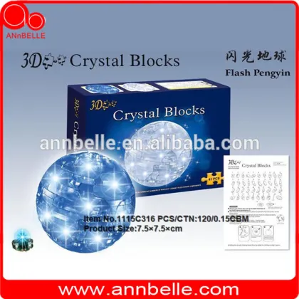 DIY creative crystal jigsaw puzzle diy toys for kid