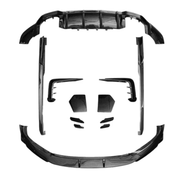 2015-2017 Audi TTRS Dry Carbon Front Lip Spoiler, tylna spódnica boczna warg i zestaw mgły światła
