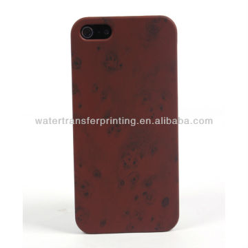 p016 WOOD decoration pattern hydrographic printing case For iphone 4 4s
