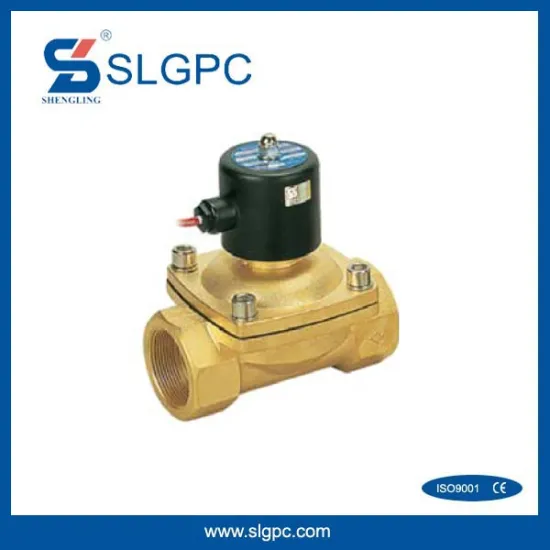 Chinese pneumatic water for brass body normal closed 12V solenoid valve waterproof 2W500-50