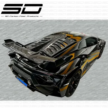 Latest Hura-can EVO Upgrade: STO Forged Carbon Rear Engine Lid 3K Twill Weave Wing