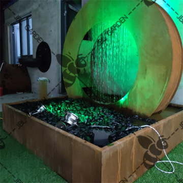 Corten Steel Water Bowl Fountain