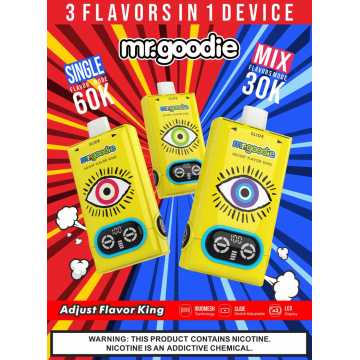 Vape Desechable Mr.Goodie Ajustar Sabor King 60KPuffs