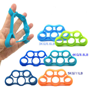 Silicone Finger Exercise Resistance Bands Hand Grip Exerciser