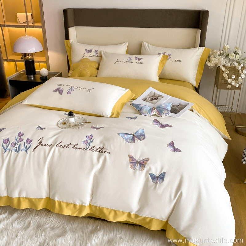 Luxury Queen Hotel Collection Bedding Set 100% Cotton