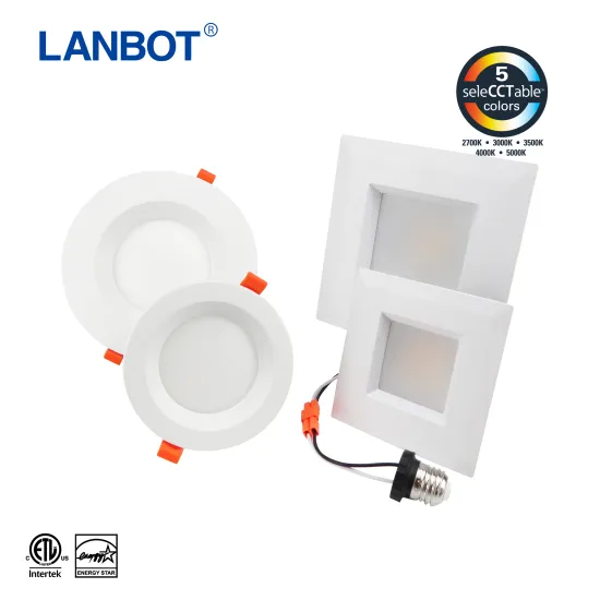 LANBOT LED Downlights: 6, 8, and 10 Inch Recessed Lighting Fixtures in Soft White 2700K