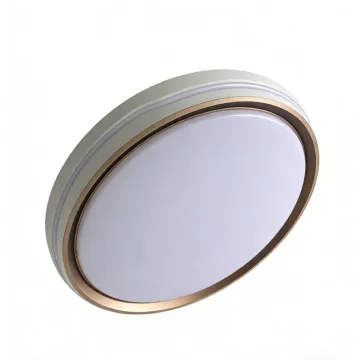 Indoor ceiling lighting with soft tones