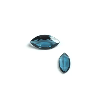 Marquise cut diamond london blue topaz jewelry ring