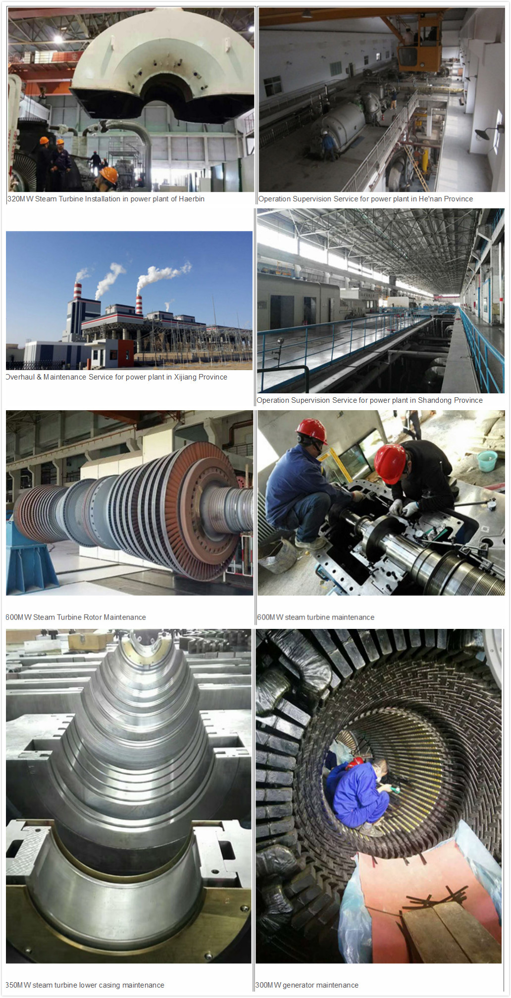 Steam Turbines Installation