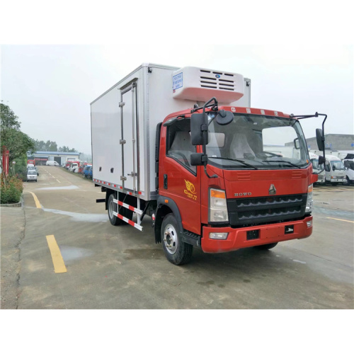 Sinotruk HOWO 129HP 4.2 meter single-row refrigerated truck