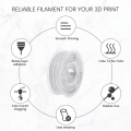 Lụa bằng đá cẩm thạch PLA PLA 3D Filament 1kg