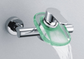 Badewanne Glas Wasserfall Dusche Wasserhahn (S - 015C)