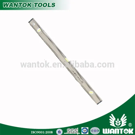 Silver anodized spirit level box aluminum spirit level