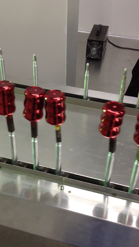 Wine Caps Automatic Spray Painting System Wine Caps Automatic Spray Painting System
