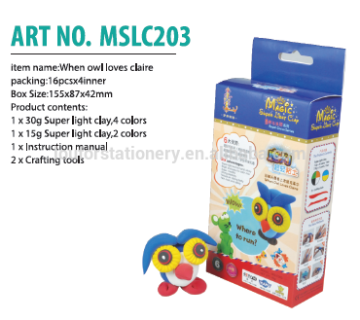 loufor super play dough air dry modeling clay non toxic diy kids toys
