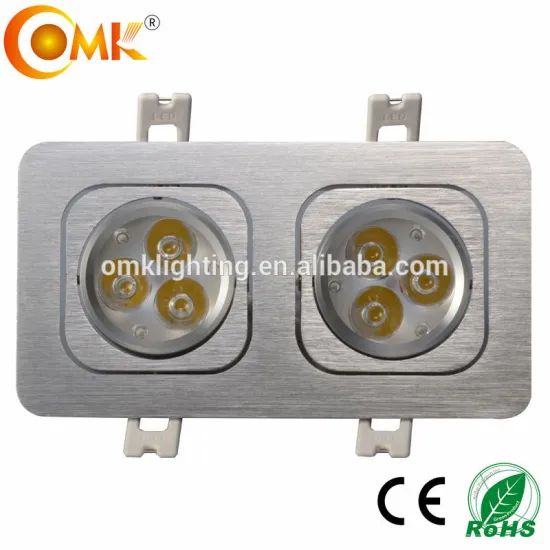 adjustable led grille light with two head hot sale manufacture in China