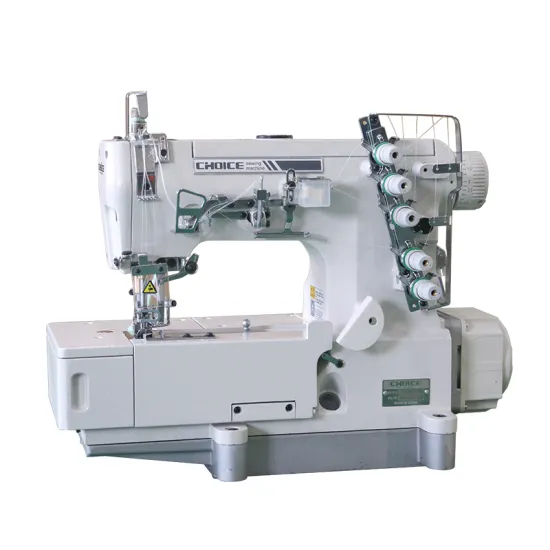 Golden-choice GC562-08AC High Quality Flat Bed Interlock Sewing Machine for T-Shirt Bottom Hemming