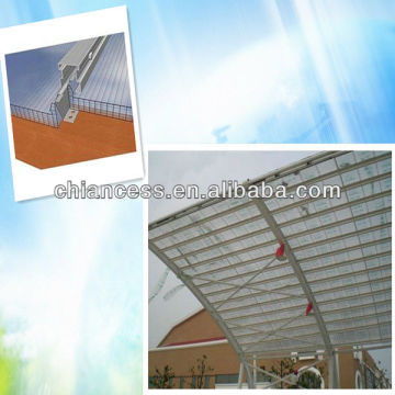 U Structure Polycarbonate daylighting system PC Plastic Sheet